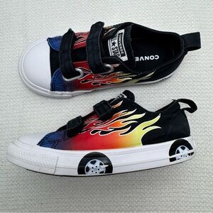 Converse Kids Chuck Taylor All Star Easy-On Cars 2V Ox Sneakers, Toddler size 10